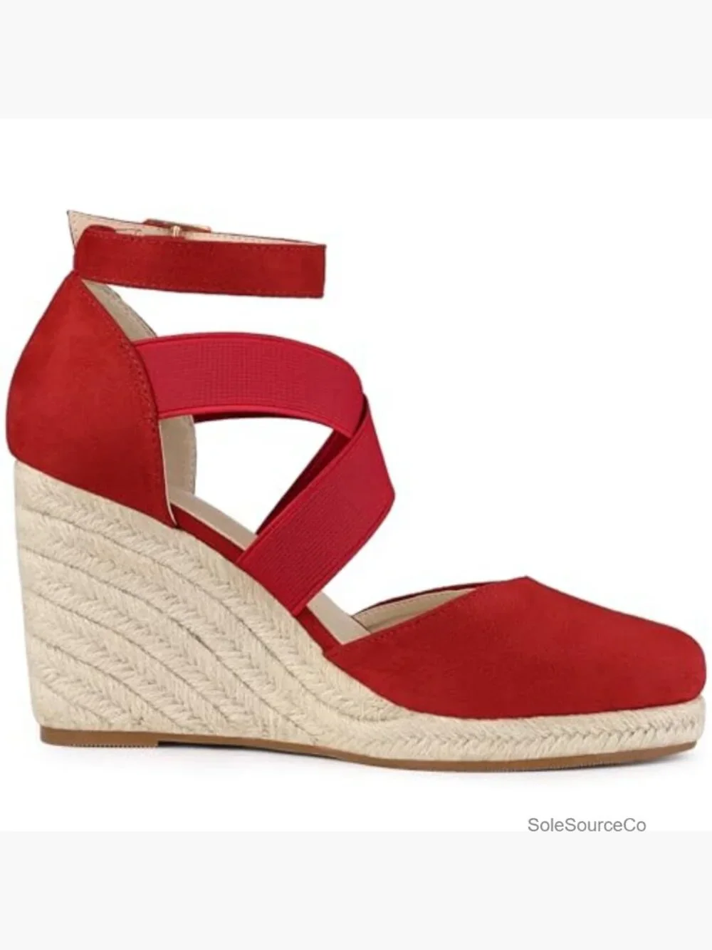 Women's Espadrilles Wedge Heel Closed Toe Sandals
